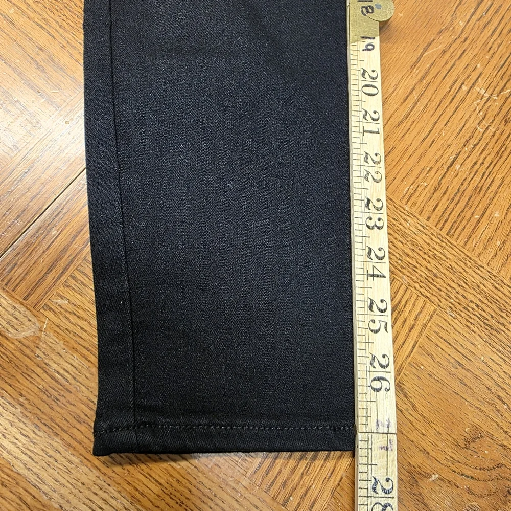 Paige Verdugo Ankle Black Denim Jeans Size 28, Inseam 27" - Picture 5 of 9